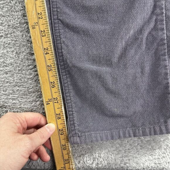 Vintage Levi 505 Corduroy Jeans Womens 8 MIS M Gray Low Rise Straight Leg - Flaw - Picture 4 of 11